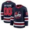 Miesten NHL Winnipeg Jets Pelipaita Custom Fanatics Premium Alternate 2024-25 Musta